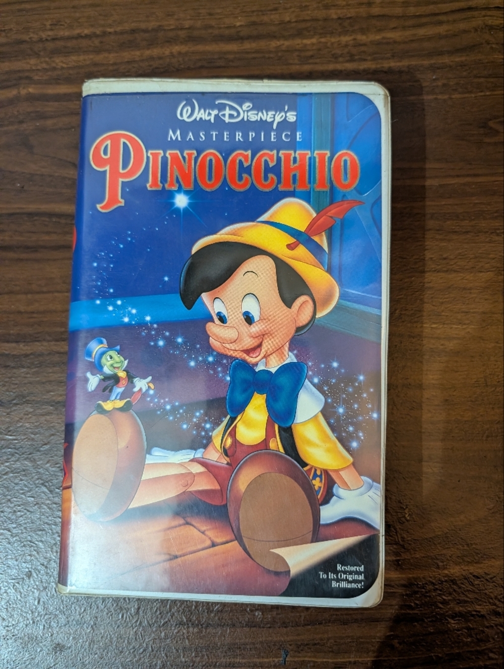 Walt Disney's Masterpiece Pinocchio VHS Tape